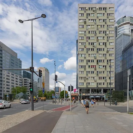 Aleja Jana Pawla II Studio For 4 Guests With Air-Conditioning Warsaw By Noclegi Renters Exterior photo